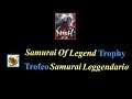 Nioh Ver. 1.22 - Samurai Of Legend Trophy Unlocked! (Not a guide)