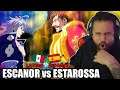 REACCIONANDO a ESCANOR vs ESTAROSSA | Doblaje Latino vs Español