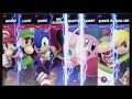 Super Smash Bros Ultimate Amiibo Fights  – Request #14070 Team Mario & Sonic vs Puffballs & Kids