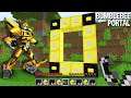 WHY DONT you BUILD this BUMBLEBEE PORTAL in Minecraft !!!