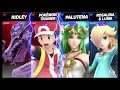 Super Smash Bros Ultimate Amiibo Fights   Request #5679 Ridley & Red vs Palutena & Rosalina