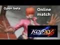 The king of Fighters XV online match (Open beta)