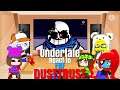 Undertale react to FNF DUSTTRUST