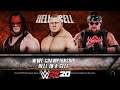 WWE 2K20 Brock Lesnar VS. Undertaker VS. Kane | Triple Threat Hell In A Cell Match Gameplay