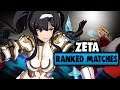ZETA COMBOS ARE SICK!!! | Granblue Fantasy Versus Zeta Ranked Matches