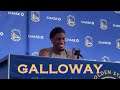 📺 Entire LANGSTON GALLOWAY interview from Warriors Training Camp practice at Chase Center Skybar