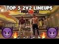 THE TOP 5 2V2 LINEUPS IN NBA 2K20