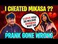 2B Gamer🔥 Cheating Mikasa ||Prank Gone Wrong😡😡-GarenaFreefire #cheatingprankonmikasa #clashofgods