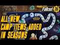 All of the NEW Camp items! | Fallout 76 Season Pass