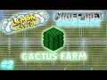 How To Build The Biggest Cactus Farm On Skyblock!!! | Skyblock Water (Lemoncloud) | #2