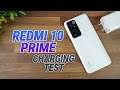 Redmi 10 Prime Charging Test ⚡⚡⚡ 18W Fast Charging ⚡⚡⚡