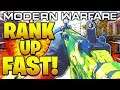 HOW TO RANK UP FAST IN MODERN WARFARE! HOW TO LEVEL UP FAST COD MODERN WARFARE GET MORE XP FAST!