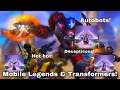 MOBILE LEGENDS TRANSFORMERS COLLAB! | Voiceovers, Skills Sounds, Wallpaper, etc!