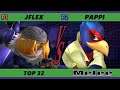 S@X 391 Online Top 32 - JFlex (Sheik) Vs. Pappi (Falco) Smash Melee - SSBM