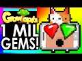 1 MILLION GEMS *INSTANTLY* in GROWTOPIA!