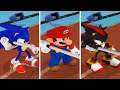 Mario & Sonic at the Olympic Games (DS) - All Characters Javelin Throw Gameplay