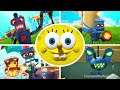SpongeBob Battle for Bikini Bottom Rehydrated - All Main Robots (Cutscenes) [1080p]