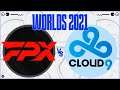 FunPlus Phoenix vs Cloud9 - World Championship 2021 Groups Day 4 - FPX vs C9