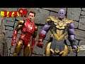 Marvel Legends The Infinity Saga IRON MAN MARK 85 & THANOS 2 Pack Action Figure Review
