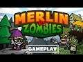 MERLIN vs ZOMBIES GAMEPLAY // 🎮 JUEGO CASUAL - PC | JUEGAPEPEYITO