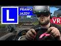 ZDAJĘ EGZAMIN W GOGLACH VR - City Car Driving (HTC VIVE VR)