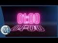1 minute countdown (NEON Glow Edition) & voice over ⏰
