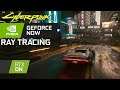 Cyberpunk 2077 Wet Sunset Free Roam - GeForce Now RTX On Ray Tracing (60FPS)