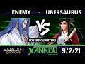 F@X 421 Losers Quarters - Enemy (Ukyo) Vs. Ubersaurus (Hibiki) Samurai Shodown