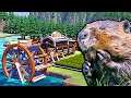 i built an advanced civilization of genius beaver engineers in timberborn