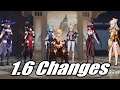 1.6 Changes Genshin Impact part 1