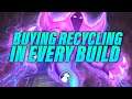 Buying Recycling Wraith in Every Build  On This Hero | Dogdog Hearthstone Battlegrounds