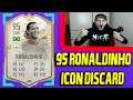 DISCARD 95 RONALDINHO Prime ICON Moments SBC 🔥 FIFA 22 21 Ultimate Team Pack Opening Pack Animation