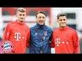First FC Bayern Training for Coutinho & Cuisance!