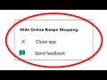 How To Fix Hide Online Keeps Stopping Error Android & Ios - Fix Hide Online App Not Open Problem