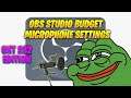 My Favorite OBS Settings for Budget Microphones (GXT 232 and similar)
