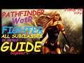 Pathfinder: WotR - All Fighter SubClasses Starting Builds - Beginner's Guide [2021] [1080p HD]