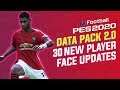 PES 2020: Data Pack 2.0 Brings 30 New Player Faces (Full List)