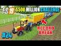 FS19 500 Million Dollar Challenge #24 - Harvesting Lettuce