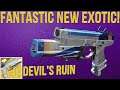 Devil's Ruin Is Fantastic! NEW Exotic Sidearm Review - Destiny 2 Season Of Dawn