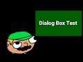 dialog box for bloopers test