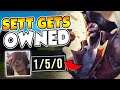 HOW TO DESTROY SETT IN LANE AS GANGPLANK! (PERFECT GAMEPLAY) - League of Legends
