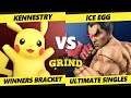 The Grind 144 Winners Bracket - Kennestry (Pikachu) Vs. Ice Egg (Kazuya) Smash Ultimate - SSBU
