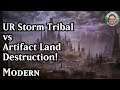 UR Storm Tribal vs Artifact Land Destruction - Budget Modern MTG