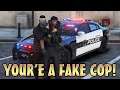 GTA 5 Roleplay - Fake Cop Trolls Everyone! (ThugLife RP)