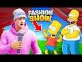 I joined a Fashion Show as The Simpsons!