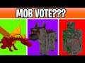 Minecraft Live Mob Votes! Community Feedback & Ideas! 1.17 Boss & Tamable Mobs?