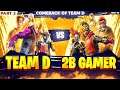 Team D💥 Vs 2B Gamer⚡ | ft. Tnm CM | Comeback of Team D against 4 PC players 🔥|| 📱vs 🖥️||