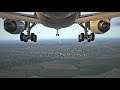 THAI A350-900 XWB | Landing in Vienna | Landing Gear-CAM | X-Plane 11