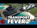 Transport Fever 2! DETAILED PASSENGER DOCK, TRAIN & BUS STATION SPEED BUILD!