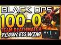 BLACK OPS 4 - "FLAWLESS 100-0 TEAM DEATHMATCH WIN!" - FLAWLESS 100-0 TDM WIN! (BO4 100-0 TDM)